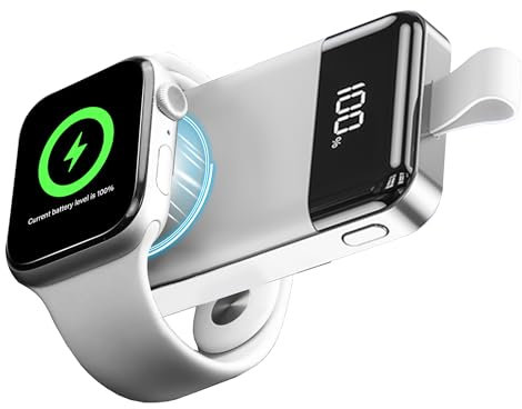 EFAITHLIFE Apple Watch Power Bank for Series 10/Ultra 2/9/8/SE/Ultra/7/6/5/4/3/2/1, iPhone Samsung and More, 2000 mAh Portable Apple Watch Charger Wireless for Travel Essentials