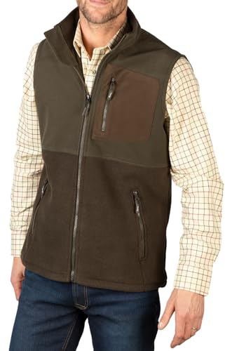 Rydale Men's Hybrid Fleece Waistcoat Outerwear Jacket Sleeveless Men Bodywarmer