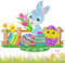 LYLIDIA Diamond Painting Ostern Set 5D DIY Doppelseitig Diamond Painting Erwachsene Osterei Hase Aufsteller Frühling Tisch Deko Kaninchen, Ei, Tulpe Basteln Dekoration für Kinder Ostergeschenk
