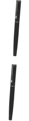 NUOBESTY 2pcs Replaceable Ink Fountain Pen Cheating Pen Japanese Fountain Pen Nice Pens for Women Calligraphy Fountain Pen Fountain Pen Paper Fountain Pen Kit Metal Black