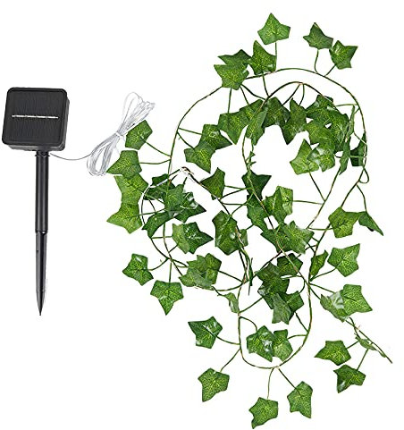 Jasfyee Ivy Fairy Lights, 100 Led Lights 10m Vine Lights, Ip65 Vines with Fairy Lights Suitable for Indoor Or Outdoor Decoration, Birthday Party, Garden, Bedroom