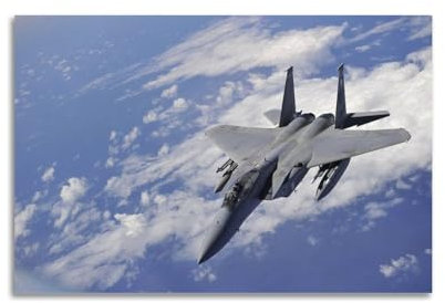 Militärisches Kampfflugzeug-Poster, F-15 Eagle Kampfjet, Kampfflugzeug-Poster, dekoratives Gemälde, Leinwand, Wandposter und Kunstdruck, modernes Familienschlafzimmerdekor