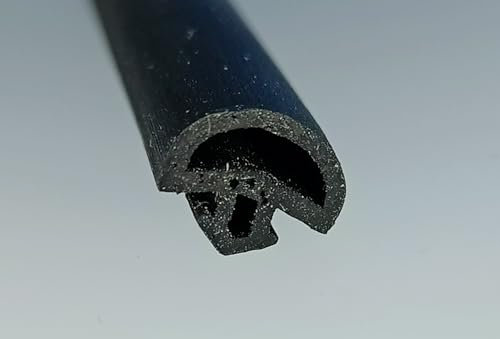 Mushroom Seal P-4 Black Replacement Seal for Multi-Wall Sheet Profiles, Greenhouse and Conservatory (1 Roll, 45 Metres)
