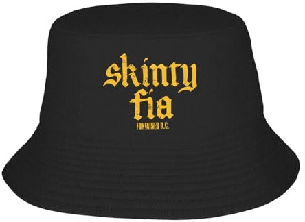 Générique Chapeaux d’Hiver Casquettes de Noël Fontaines D C Bucket Hat Casquettes de pêcheur en Plein air Skinty Fia pour Couple Mode de Voyage Randonnée Casquettes de Soleil Design Respirant Cadeau