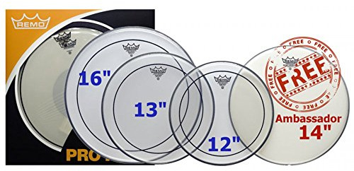 Remo Pinstripe Pro Pack - 12/13/16 + 14