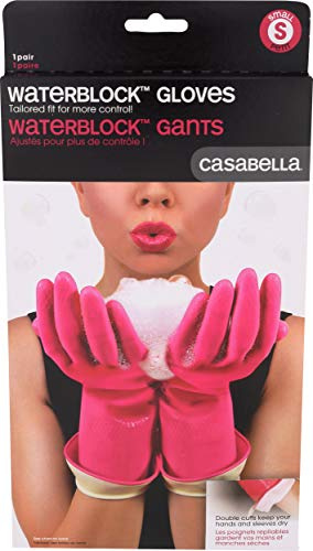 Casabella WaterBlock Premium Gloves Small Pink