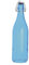 Excelsa Happy Color Botella Lisa 1 L, Cristal, Azul, 8 x 8 x 30 cm