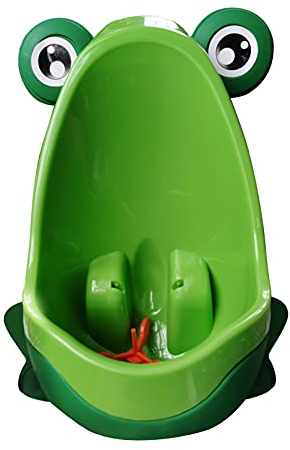 Cutefly Klein Kind Junge Kind Toilette Frosch Töpfchen Urinal Aufstehen Pee Wee Training - grün