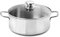 SILAMPOS - Caçarola de Acero Inoxidable Plateado, 7 Litros, Sin Revestimiento, Ø 32 Cm, Apto para Placas de Cocina Incluida Inducción