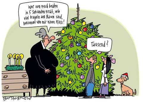 Postkarte A6 +++ WEIHNACHTEN von modern times +++ BEKOMMT VON MIR EINEN KUSS +++ KÖPENICKER CG © BUTSCHKOW, Peter