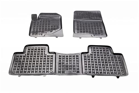 REZAW - PLAST Antirutschmatten Auto fußmatten passt für SsangYong Musso II ab 2020 Kompletter Schutz für Ihr Auto bei Allen Wetterbedingungen mit perfekt passenden Anti rutsch gummimatten