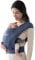 Ergobaby Embrace Babytrage für Neugeborene ab Geburt Extra Weich, Bauchtrage Baby-Tragetasche Ergonomisch, Soft Navy