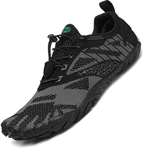 SAGUARO Chaussures de Marche Femme Homme Chaussures Escalade Femmes Antidérapantes Fitness Minimalistes Chaussures Unisexes Pieds Nus Respirantes Chaussures Aquatiques Noir 44 EU