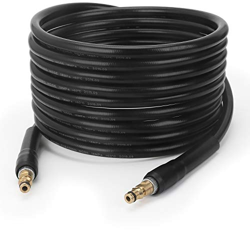 STYDDI 15M/49Ft High Pressure Washer Replacement Hose Extension for Karcher K Series Pressure Washers K2, K3, K4, K5, K7, Click Type Plug Quick Connector