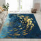 Chickw1 Teppich Wohnzimmer Moderne 3D Nordischer, Weiche Flauschig Antirutschunterlage Kurzflor Fläche Teppiche für Kinderzimmer Schlafzimmer Outdoor Küche (Malerei Fisch,80x120cm)