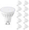 LEHASI GU10 LED Warmweiss 5.5W Lampe, 3000K Warmweiß, Entspricht 50W Halogen-Äquivalent, 500LM, 120 ° Abstrahlwinkel, Nicht Dimmbar, 10 Stück