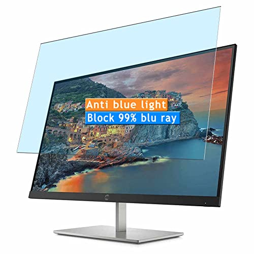 Vaxson 2 Stück Anti Blaulicht Schutzfolie kompatibel mit HP Pavilion 27 Quantum Dot (5DQ99AA) 27 Monitor Bluelight folie folien Displayschutzfolie ( nicht Panzer Schutz Glas folie nicht PanzerGlas )