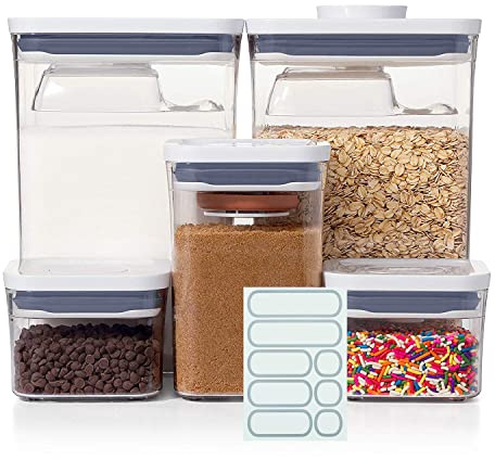 OXO Good Grips POP Container Backset mit 5 Etiketten 8-teilig