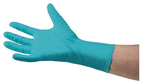 neoLab 1-0704 AQL 0.65 Nitril Einmalhandschuhe, Größe XXL, Grün, 100 Stück