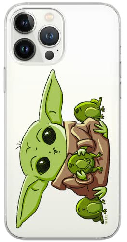 ERT GROUP mobile phone case for Apple Iphone 11 PRO original and officially Licensed Star Wars pattern Baby Yoda 014 optimally adapted to the shape of the mobile phone, partially transparent
