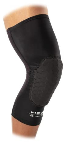 McDavid Manicotto Gamba Hex Force, Manica Unisex-Adulto, Nero, M