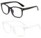 KAIAIWLUO Blaulichtblockierende Brille,2er-Pack Blaulichtfilter Brille Unisex Anti-Blaulicht-Brille Damen Herren Brille Leichte Retro Computerbrille Blockieren Blaue Licht von PC, TV und Handy