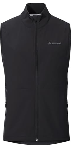 VAUDE Men's Yaras Vest, Herren Weste für den Radsport, black uni, XL