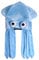 1Stk Oktopus-Hut verrückter Hut lustiger Partyhut Tiara Kinderkleidung lustiger Hut Krakenmütze aus Flanell Erwachsener Spielzeug Kopfbedeckung Requisiten Liebhaber Verbundvlies