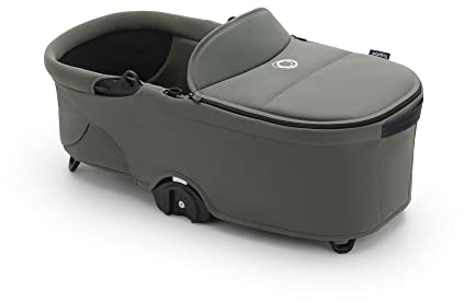 Bugaboo Dragonfly Liegewanne mit Lüftungsfenstern, einhändig faltbar in jeder Position, kompatibel mit dem Bugaboo Dragonfly City-Kinderwagen, Forest Green