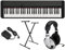Casio CT-S1 Premium Keyboard Pack with Stand, AC Adapter and Headphones, Black