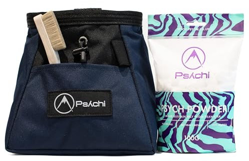 Psychi OG - Set di secchielli per gessetti per arrampicata su roccia, boulder e palestra, colore: blu navy