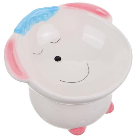 ORFOFE Comedero Elevado para Gatos Cuenco Protector Cervical Comedero para Gatos De Interior Derrames