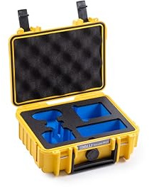 B&W International B&W Transportkoffer Outdoor für Insta360 GO 3 und GO 3S - Type 500 gelb - wasserdicht nach IP67 Zertifizierung, staubsicher, bruchsicher und unverwüstlich