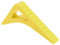 sourcing map 1 Pcs Door Stoppers for Bottom of Door, 0.83 inch Door Stops, Rubber Door Stopper Wedge, Window Stopper Door Gaps Sturdy Stackable, Yellow