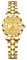 JewelryWe Damenuhr Edelstahl Leuchtende Uhren: 30m Wasserdicht Kalender Analog Quarz Armbanduhr Damen Gold Edelstahlarmband Geschäft Lässige Uhr mit Römischen Ziffern Diamantskala & Leuchtzeiger