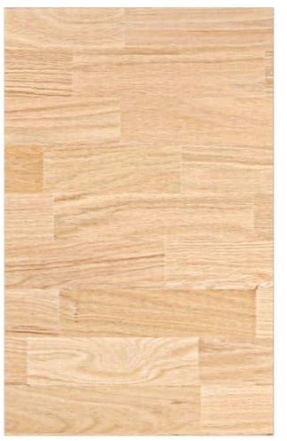 vidaXL Kitchen Worktop 40x63.5x2.7 cm - Solid Oak Rectangular Wooden Countertop/Tabletop for Kitchens, Desks, Workstations