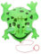 TOYANDONA Ziehspielzeug Kleinkindspielzeug Kinderspielzeug Kinderspielzeug Kleinkindspielzeug Happy Birthday Dekorationen Frosch Geburtstagsdekorationen Frosch Nachziehspielzeug