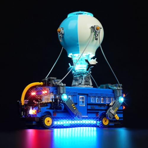 cooldac LED-Licht Kit Kompatibel mit Lego Battle Bus (nur Lichter,Keine Modelle), LED Beleuchtungsset Kompatibel mit Lego 77073 Battle Bus