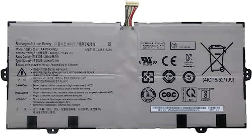 AA-PBRN4ZU Laptop Battery Replacement Compatible for Samsung Galaxy Book Flex 15-NP950 950QCJ 930QCJ 950XCJ 930XCJ Series(15.4V 66.9Wh)