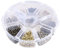 HVDHYY Testa Rotonda Piccolo Kit 1x6mm 1x8mm 1x10mm di Chiodi di Legno Decorative Chiodi DIY Tecnologia piccole unghie da Te Accessori Noir Oro Argento 1600PCS