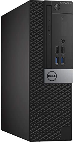 Ordenador de sobremesa Dell Optiplex 7040 SFF, procesador Core i7-6700, RAM de 32 GB, unidad de estado sólido de 1 TB, HDMI, Win 10 Pro (reacondicionado)