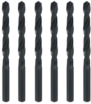 Misuyue 5.5mm HSS Metal Drill Bits, 6pcs Carbide Drilling Bit Sets, Twist Drill Bit suitable for Copper Aluminium Iron Plastic, Wood Drilling Bits