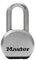Master Lock Cadenas haute sécurité [A Clé] [Acier Inoxydable] [Anse Longue] [Extérieur] M930EURDLH - idéal pour les espaces de rangement, les Remises, les Garages, les Remorques