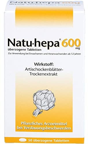 NATU HEPA 600 mg überzogene Tabletten 50 St