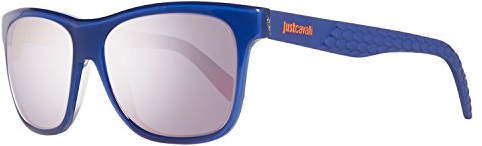 Just Cavalli JC648S 5492L Sonnenbrille JC648S 5492L Schmetterling Sonnenbrille 54, Blau