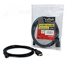 VulTech SC10105 Cavo HDMI to Micro HDMI, Versione 1.3, 1.8 m, Nero