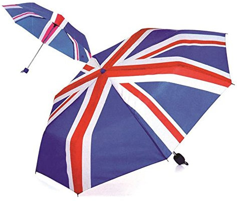 Mini Portable Folding UNION JACK BRITISH FLAG Umbnrella Super Compact BRITANIA BRITAIN PATRIOTIC