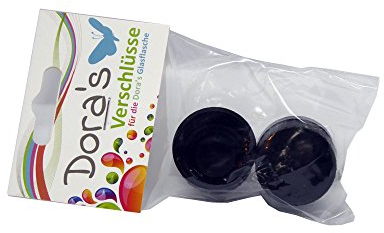 Doras Verschluss 2 Stück PP Schwarz