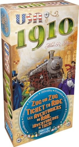 Days of Wonder DOW7216, Multi-Colour Board Game & Extension, Mehrfarbig, Standard Size - Niederländische Sprache