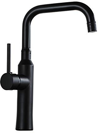 YHSGY Küchenarmatur Küchenarmatur Kalt- Und Warmwasser Schwarz/Nickel/Chrom Messing Spültischarmatur Einhebelmischer Zur Standmontage Flexible Mischbatterien